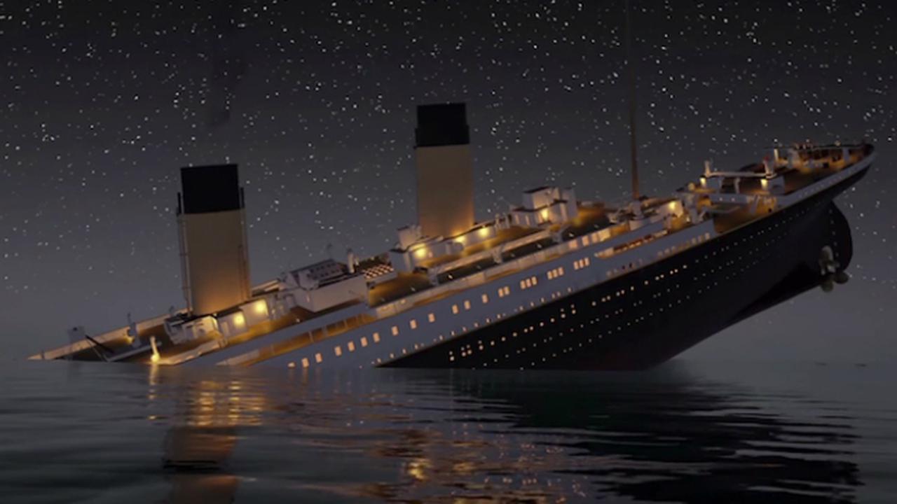 Rekaan Detik-detik Tenggelamnya HMS Titanic