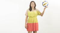 Berllian Marsheilla sudah memperkuat tim voli putri Indonesia sejak 2009. (Bola.com/Vitalis Yogi Trisna) 
