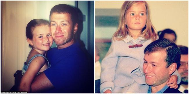 Sofia dan ayahnya Roman Abramovich. | Foto: copyright instagram.com/bramybramabram/
