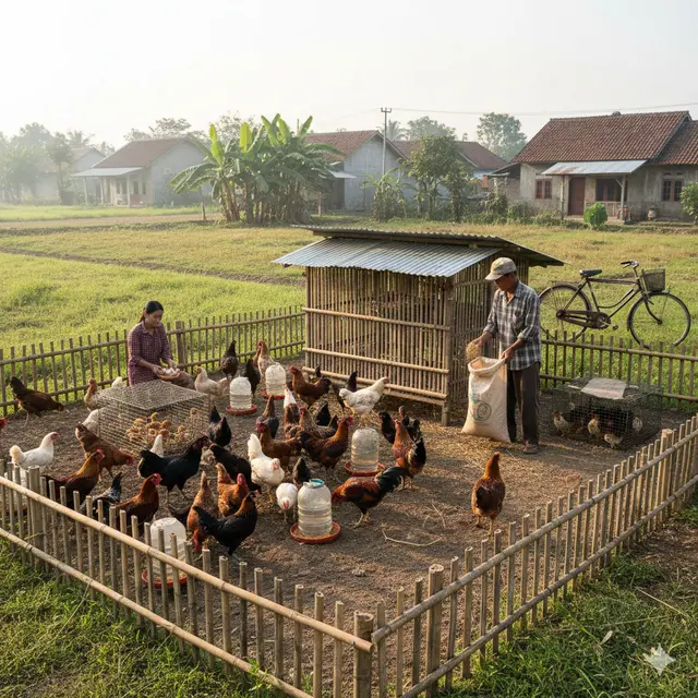 Ide usaha di desa modal Rp2 juta (Foto: Gemini AI)