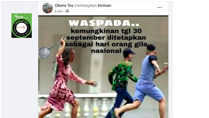 Penelusuran Klaim Foto Jokowi Mengejar Dua Orang