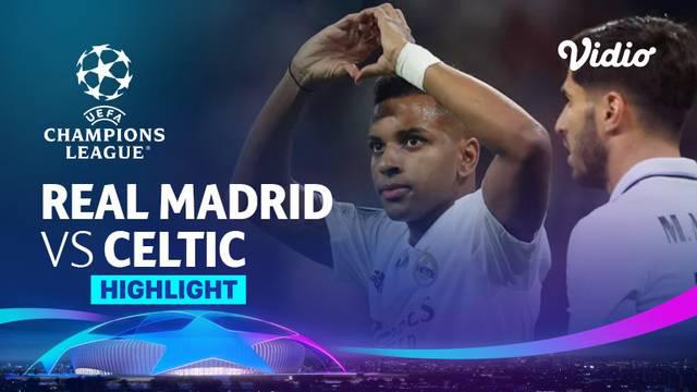 Berita video highlights pertandingan Real Madrid melawan Celtic pada laga terakhir Grup F Liga Champions di Santiago Bernabeu, Kamis (3/11/2022) dini hari WIB.