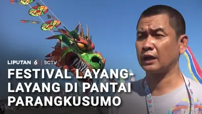 Ratusan penggemar layang-layang hadir untuk mengikuti festival layang-layang internasional yang digelar di pantai Parangkusumo, Bantul, Yogyakarta. Ada 17 negara yang ikut serta dalam festival layang-layang yang digelar setiap tahunnya.