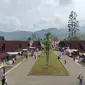Suasana Rest Area Gunung Mas Puncak, Kabupaten Bogor. (Liputan6.com/Achmad Sudarno).