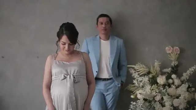 6 Potret Terbaru Maternity Shoot Angelica Simperler Bareng Suami, Romantis