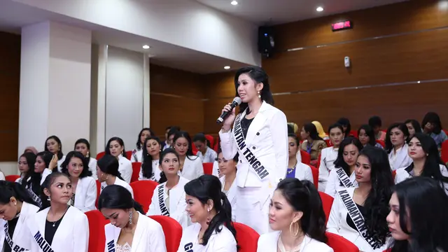 [Bintang] 39 Finalis Puteri Indonesia 2018 Dapat Pembekalan Tentang Korupsi