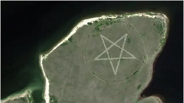 Pentagram di Kazakhstan (Google Maps)