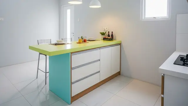 Meja Bar Dapur Island Kecil