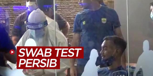 VIDEO: Terus Bersiap untuk Lanjutan Shopee Liga 1 2020, Persib Bandung Jalani Swab Test Berkala