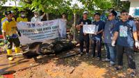 Pemotongan hewan kurban yang dilakukan PAMA BPOP dan disebar ke warga Kota Balikpapan.