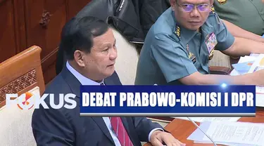 Perdebatan terjadi saat anggota Komisi I Effendi Simbolon meminta Prabowo menjelaskan detail penggunaan anggaran kementerian pertahanan.