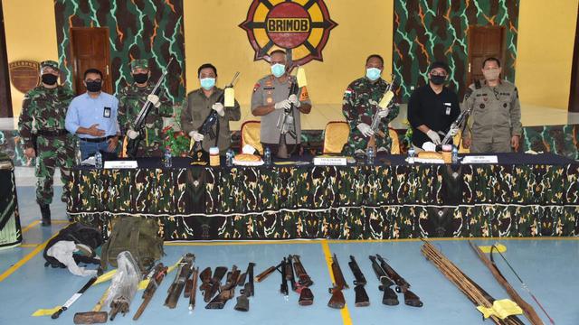 Tim gabungan Polri-TNI menyergap Kelompok Kriminal Bersenjata (KKB), di Kabupaten Timika, Papua yang membuat onar di Bumi Cendrawasih. (dok Polda Papua)