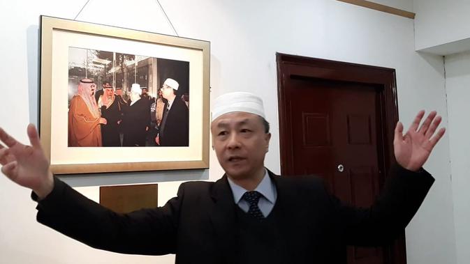 Wakil Presiden Asosiasi Islam China, Abdul Amin Jin Rubin (Rizki Akbar Hasan / Liputan6.com)