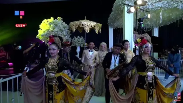 8 Momen Resepsi Pernikahan Ridho DA dan Syifa, Meriah Usung Konsep Internasional