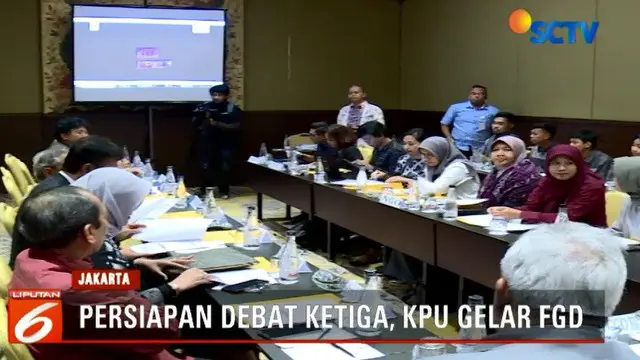 Menurut salah satu moderator debat Putri Ayuningtyas, di debat ketiga nanti tidak ada sesi pengambilan undian saat berlangsungnya acara.