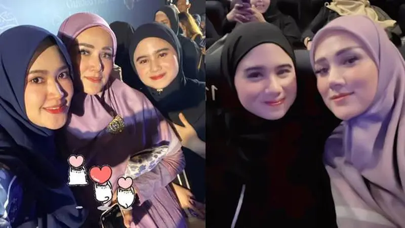 7 Potret Tissa Biani dan Mulan Jameela Hadiri Kajian Ustazah Dunia Shuaib