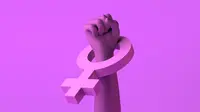 Ilustrasi simbol feminisme. (Foto: Shutterstock)