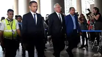 Najib Razak dalam persidangan 15 April 2019 (AFP Photo)