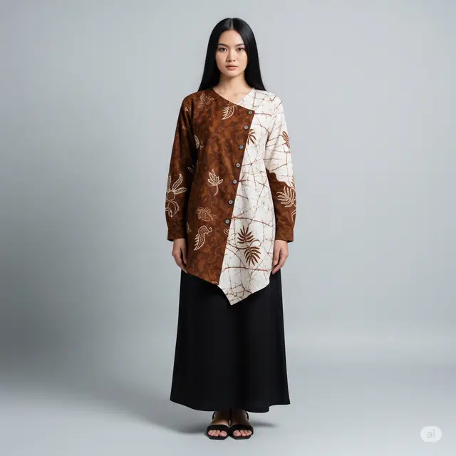 9 Model Baju Batik Wanita Kancing Depan Modern Terbaru yang Wajib Kamu Miliki