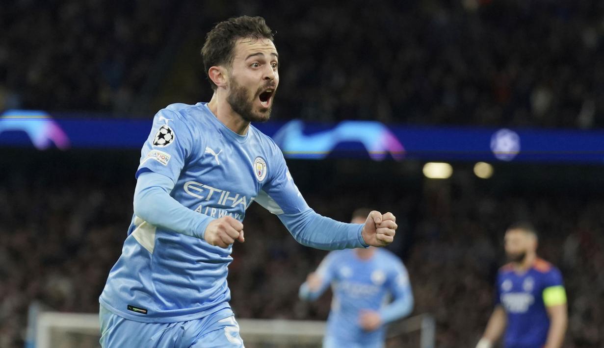 <p>Manchester City berhasil menjinakkan Real Madrid dalam duel leg pertama semifinal Liga Champions 2021/2022, Rabu (27/4/2022). (AP/Jon Super)</p>
<p> </p>