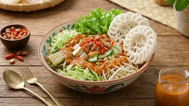 Resep Asinan Sayur Betawi Segar yang Bikin Nagih/AI Generated