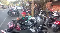 Parkir di Kota Malang menyeret seorang pejabat Dishub Kota Malang sebagai tersangka dugaan korupsi (Liputan6.com/Zainul Arifin)