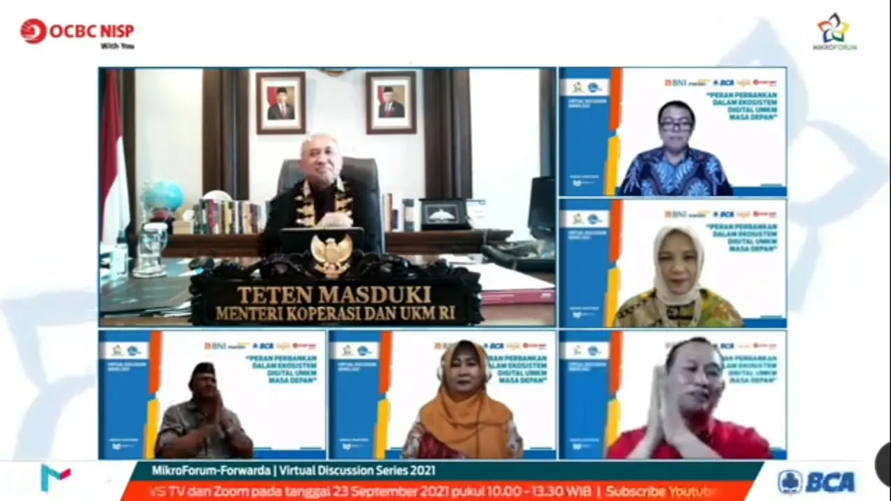 Menteri Koperasi dan Usaha Kecil Menengah Teten Masduki