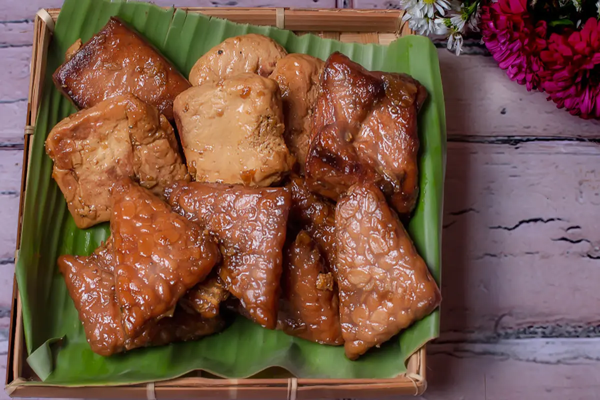 tahu tempe bacem
