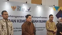 Erick Thohir Setor Data UMKM Binaan BUMN agar Kantongi Sertifikat BPOM