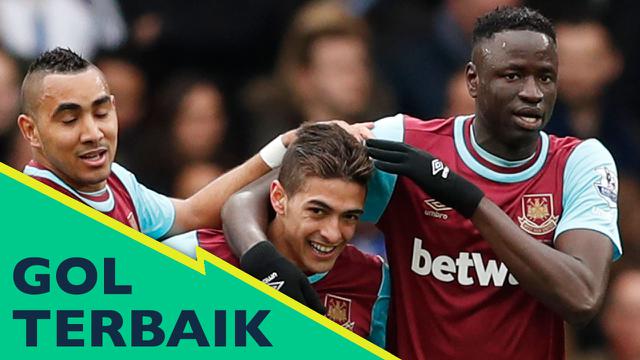 5 Gol Terbaik Premier League: Gol Indah Lanzini Perdaya Courtois