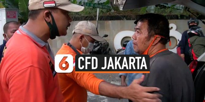 VIDEO: Satpol PP Adu Mulut Dengan PKL Warnai CFD Perdana Jakarta