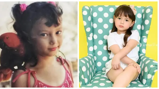 6 Potret Masa Kecil Asmirandah dan Chloe, Ibu Anak Parasnya Bak Pinang Dibelah Dua