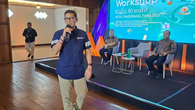 Menteri Pariwisata dan Ekonomi Kreatif Sandiaga Uno.