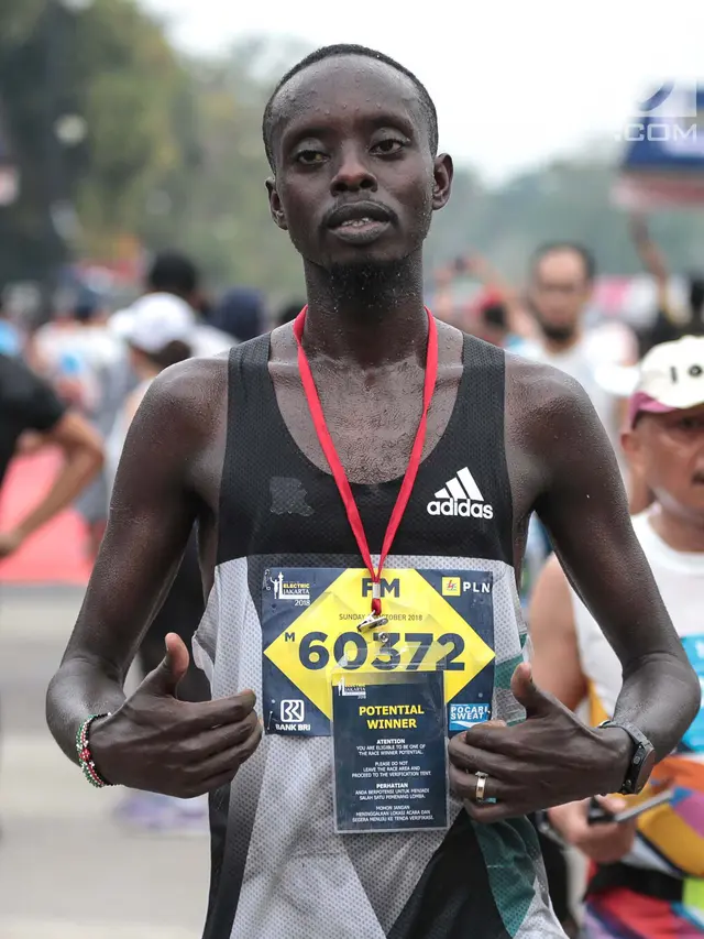 Gaya Pelari Kenya Usai Ikuti Jakarta Marathon 2018