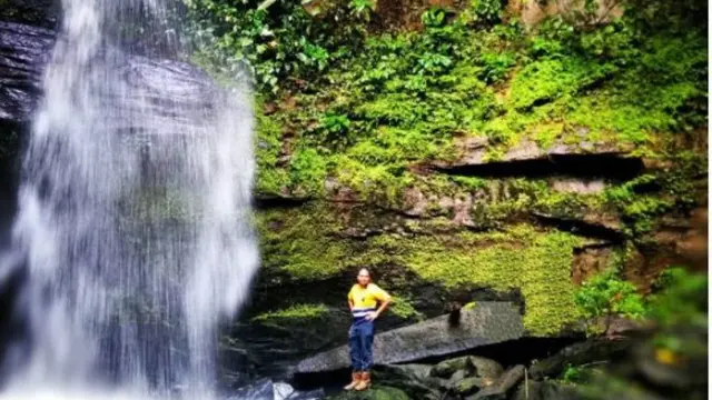 Air Terjun Kohong di Kabupaten Mahakam Ulu, Kalimantan Timur