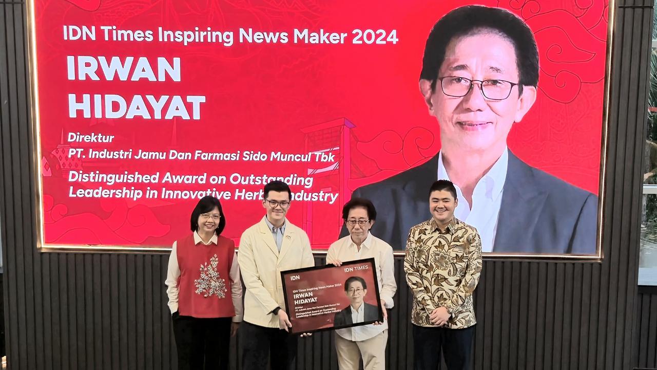 Jadi Sosok Inspiring News Maker 2024, Irwan Hidayat Ungkap Perjuangan Kenalkan Jamu dan Obat Herbal