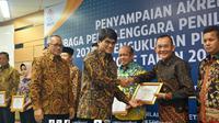 Penyampaian Akreditasi Lembaga Penyelenggara Penilaian Kompetensi Tahun 2023.