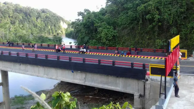 Jembatan Manula menghubungkan ruas jalan nasional Bengkulu dengan Lampung. Dok PUPR