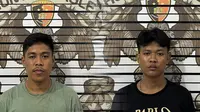 Tampang dua Aldo dan Anhar pelaku pembunuhan seorang pria di Badar Lampung. Foto : (Istimewa)
