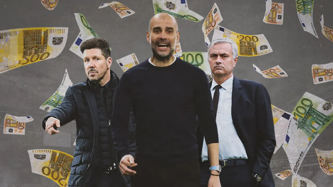Ilustrasi - Diego Simeone, Pep Guardiola, Jose Mourinho