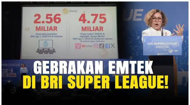 BRI Super League 2025/2026 akan segera dimulai, dan kabarnya EMTEK telah menyiapkan sejumlah pembaruan besar untuk musim ini! Mulai dari peningkatan kualitas siaran, inovasi digital, hingga kemungkinan perubahan format tayangan, semua demi pengalaman...