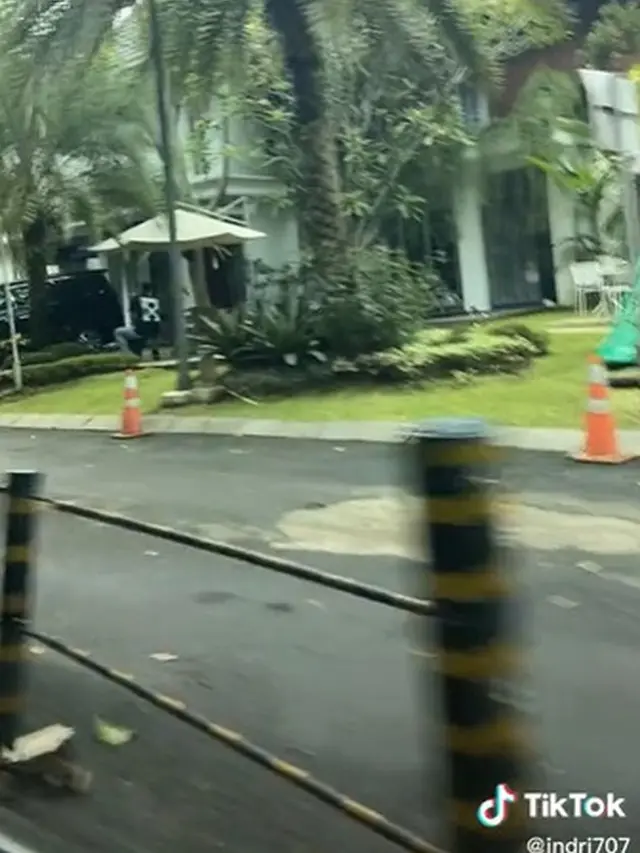 Kediaman Raffi Ahmad tampak dari dekat (Tiktok @indri707)