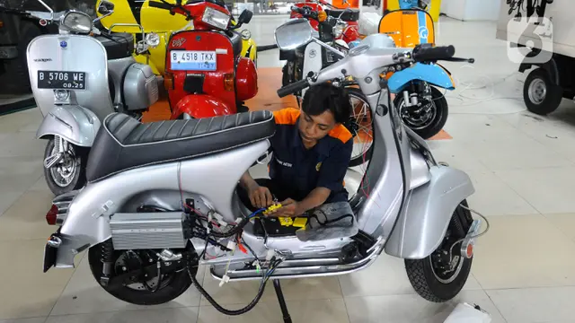 Rencana Subsidi Rp 6,5 Juta untuk Konversi Motor Listrik