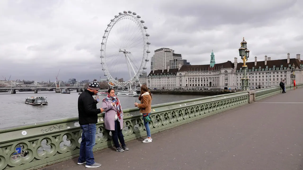 Pemandangan Sepi Kota London Imbas COVID-19