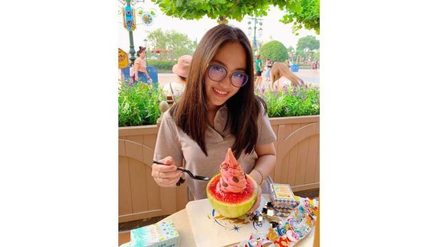 Melalui akun Instagram, Audrey memiliki hobi kuliner.