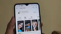 Aplikasi Snack Video masih bisa diunduh di Google Play Store meski websitenya sudah diblokir oleh Kemkominfo (Liputan6.com/ Agustin Setyo W)