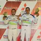 Rizal Sungkar bersama navigator Anthony Sarwono juara sprint rally seri 3 (istimewa)