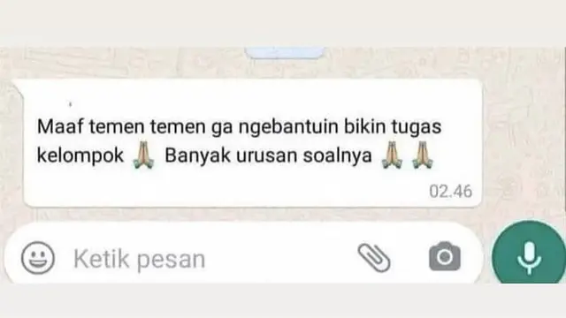 Sok Paling Sibuk, Ini 6 Chat Teman Saat Punya Tugas Kelompok Ini Bikin Kesal