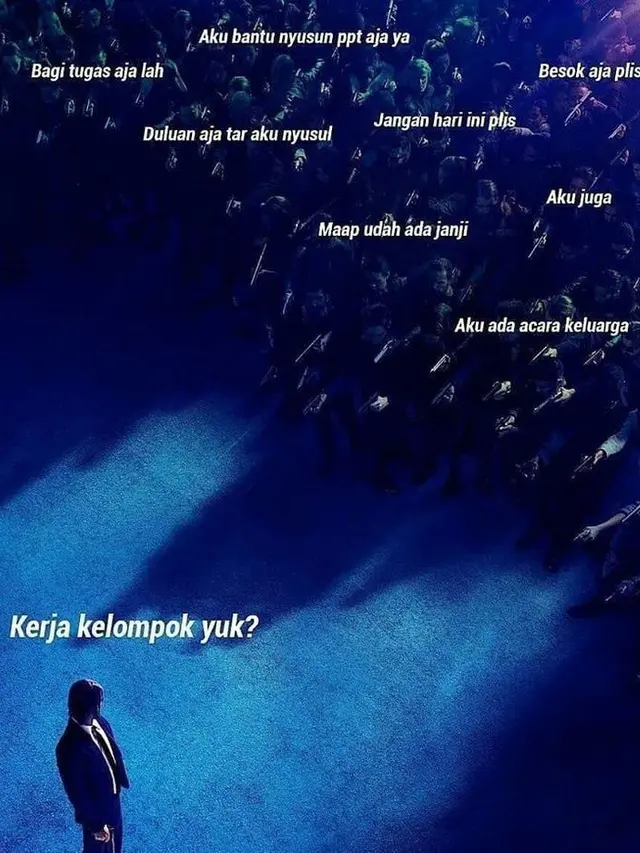 10 Meme Kocak Agar Direspons Anggota Kerja Kelompok Ini Bikin Geleng