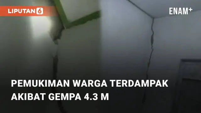 Beredar video viral terkait pemukiman warga terdampak gempa 4.3 magnitudo. Bencana gempa tersebut terjadi di Kabupaten Brebes